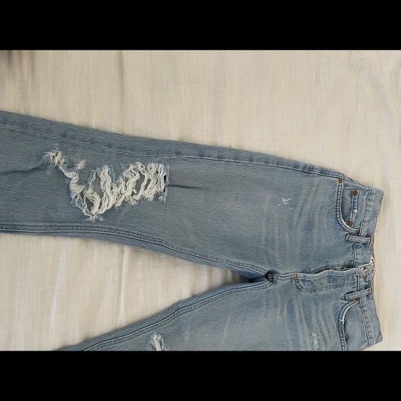 Agolde Light wash ripped denim sz 24 - Picture 4 of 9